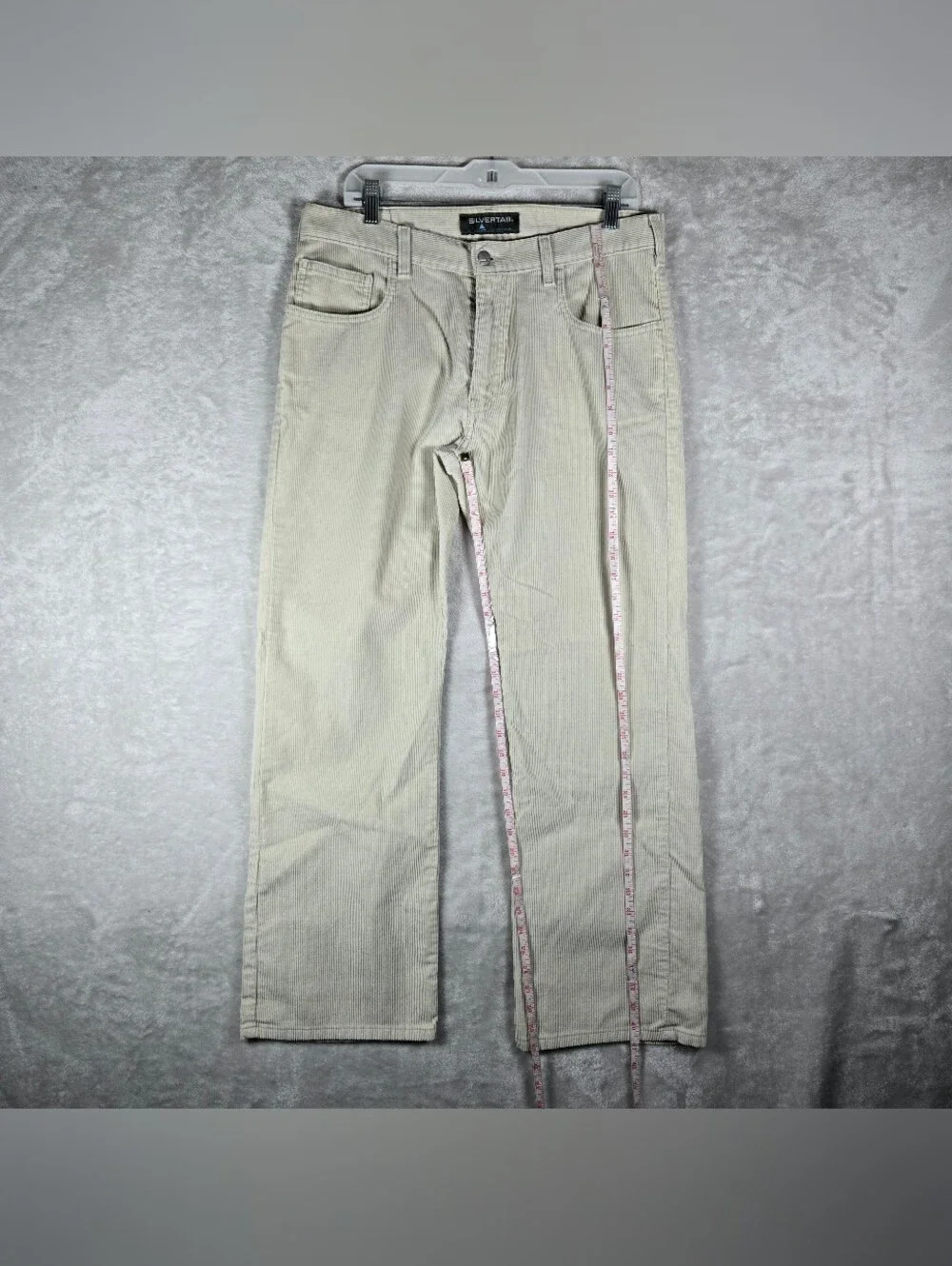 Vintage Levi's Silvertab Boot Fit Corduroy Pants Mens 33x30 Tan Skater Y2K Bell